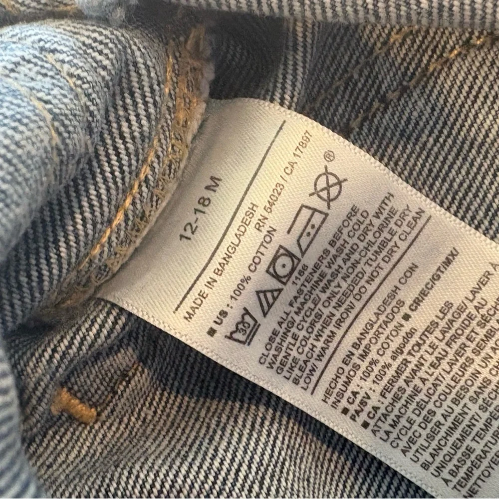 NWT Old Navy Denim Miniskirt for Baby Girls Size 12-18M